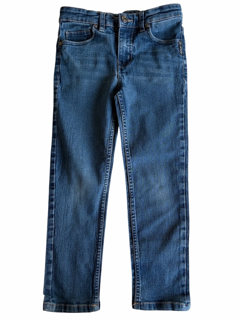 Silver Jeans Co. 5-Pocket Medium Wash Kids Blue Jeans Boys 6 - Picture 2 of 12